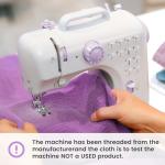 Sewing Machine for Beginners with 12 Built-in Stitches, Mini Sewing Machine with Foot Pedal, High-Low Speeds, Portable and Sewing Enthusiasts (505)