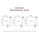 Hobby Lobby White & Blue Monotone Floral Cotton Calico Fabric (2 Yard) - Printed Sewing Lightweight Precut Fabric for Sewing Clothes, Homeware, & Other Accessories