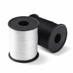 Upholstery Thread Heavy Duty, 330 Yards 2 Spools Bonded Nylon Thread, High-Strength Fade-Resistant Bonded Nylon Threads for Denim Leather Craft Machine DIY and Home, Black White
