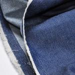 Indigo Blue 8 oz 100% Cotton Denim Chambray Fabric,56 Inches Wide, by The Yard