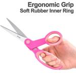 Zicolu Premium Sewing Scissors Bundle: Heavy Duty Fabric, Detail Embroidery & Small Selvedge Scissors, Thread Snips for Tailoring, Dressmaking, Quilting & Arts&Crafts