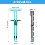 4 Pcs Sewing Gauge Sewing Measuring Tool T-Shaped Fabric Quilting Ruler 5-in-1 Sliding Gauge Measuring Sewings Ruler Sliding Gauges Rulers for Quilting Knitting Sewings and Crafting