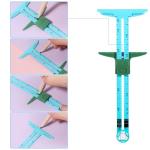 4 Pcs Sewing Gauge Sewing Measuring Tool T-Shaped Fabric Quilting Ruler 5-in-1 Sliding Gauge Measuring Sewings Ruler Sliding Gauges Rulers for Quilting Knitting Sewings and Crafting
