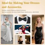 Precut Satin Fabric - Silky, Shiny, Soft Charmeuse Satin - Cloth Fabric by the Yard (2 Yard x 57 inch) - White Fabric for Dress, Wedding Decorations, Draping, Sewing, Table Cloth, DIY Crafts