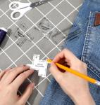 4Pcs Sewing Measuring Tools, 2" Mini Seam Allowance Ruler for Sewing Multi-Inches Aluminium & Acrylic Quilting Templates for DIY Craft (Acrylic Ruler Has Protective Film Please Tear It)