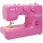 Janome Pink Sorbet Easy-to-Use Sewing Machine with Interior Metal Frame, Bobbin Diagram, Tutorial Videos, Made with Beginners in Mind for Garments, Patchwork, Light Quilting