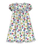 McCall Pattern Company M6831 Children's/Girls' Tops, Gowns, Short and Pants Sewing Template, Size CHJ