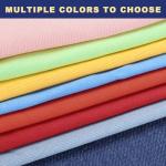 MECCANIXITY 12OZ Denim Fabric, 59 Inch Cotton Denim Material 2 Yard by The Yard for Sewing Quilting Clothes Fabric DIY Craft, Light Red