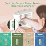 StitchMaster Pro:Ballet on twin needles.Sewing machine,sewing machine for beginners,Double needle and double thread,16 kinds of stitches.Sewing machine for Household,sewing machine for adults.