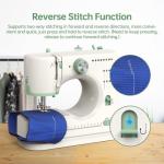 StitchMaster Pro:Ballet on twin needles.Sewing machine,sewing machine for beginners,Double needle and double thread,16 kinds of stitches.Sewing machine for Household,sewing machine for adults.