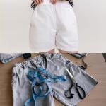 MECCANIXITY 12OZ Denim Fabric, 59 Inch Cotton Denim Material 2 Yard by The Yard for Sewing Quilting Clothes Fabric DIY Craft, Light Red