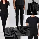 1-Yard 8 oz Black Denim Fabric for Sewing, Crafting|Stylish Denim Fabric |Denim Fabric by The Yard |Jean Material|Denim Material|Black Jean Fabric