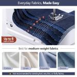 Portable Tabletop Beginner Mini Sewing Machine for Home Use, Compact & Easy-to-Use Sewing Machine for Quick Repairs, DIY Crafts & Alterations, Giftable Sewing Machine for Beginners, Kids & Adults