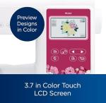 Brother PE545 Embroidery Machine, Wireless LAN Connected, 135 Built-in Designs, 4" x 4" Hoop Area, Premium Embroidery Thread 6 Spools, 75/11 Size Embroidery Needles 100 Count