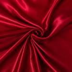 Satin Fabric by The Yard ，60 Inch Wide ，Soft Charmeuse Silk Satin Fabrics for Sewing,Wedding Dress,DIY Craftings, Costumes,Draping,Table Runner,Cloth Napkins (Burgundy, 1yard)
