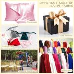 Satin Fabric by The Yard ，60 Inch Wide ，Soft Charmeuse Silk Satin Fabrics for Sewing,Wedding Dress,DIY Craftings, Costumes,Draping,Table Runner,Cloth Napkins (Burgundy, 1yard)