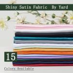 Satin Fabric by The Yard ，60 Inch Wide ，Soft Charmeuse Silk Satin Fabrics for Sewing,Wedding Dress,DIY Craftings, Costumes,Draping,Table Runner,Cloth Napkins (Burgundy, 1yard)