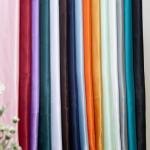 Satin Fabric by The Yard ，60 Inch Wide ，Soft Charmeuse Silk Satin Fabrics for Sewing,Wedding Dress,DIY Craftings, Costumes,Draping,Table Runner,Cloth Napkins (Burgundy, 1yard)