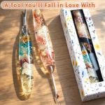 Reessy Seam Ripper Set, Small & Large Stitch Remover Tools with Resin Handles, Thread Pick Seam Cutter for Sewing, Stitch Removal, Alterations, Quilting & Crafts