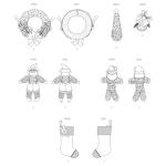 Simplicity SS3056OS Holiday Crafts Sewing Pattern Packet, Design Code S3056, One Size, Multicolor