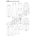 Simplicity 4789 Easy-to-Sew Plus Size Pants, Vest, Jacket and Jumper Sewing Pattern for Women by In K Design, Sizes AA (10 -18)