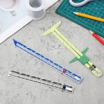 5-in-1 T-Shaped Seam Guide Ruler, 3 PCS Sewing Gauges, Seam Gauge for Sewings Measuring Tools Sliding Gauge Ruler, Sewing-Gauges with Sliding Marker for Knitting Crafting Sewing Beginner Supplies