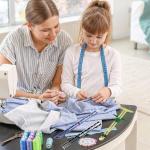 5-in-1 T-Shaped Seam Guide Ruler, 3 PCS Sewing Gauges, Seam Gauge for Sewings Measuring Tools Sliding Gauge Ruler, Sewing-Gauges with Sliding Marker for Knitting Crafting Sewing Beginner Supplies