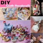 Grade Cotton Quilting Fabric Bundle, 100% Cotton Floral Print Patchwork Material for DIY Sewing, Cushions, Crafts, Machine Washable, Multi-Color Patterns (White Gray, 20 * 20'')