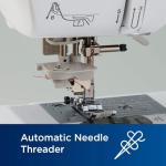 Brother SE600 Sewing and Embroidery Machine, 80 Designs, 103 Built-In Stitches, Computerized, 4" x 4" Hoop Area, 3.2" LCD Touchscreen Display, 7 Included Feet