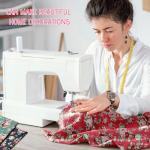 3 Pcs 36 x 62 Inch 3 Yards Wide Floral Cotton Fabric Rose Flowers Pattern Fabric Precut Print Quilting Romantic for Quilting,Sewing,Crafts,Home Decor(3 Models)