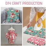 3 Pcs 36 x 62 Inch 3 Yards Wide Floral Cotton Fabric Rose Flowers Pattern Fabric Precut Print Quilting Romantic for Quilting,Sewing,Crafts,Home Decor(3 Models)