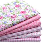 iNee Pink Fat Quarters Fabric Bundles, Quilting Fabric for Sewing Craft, 18x22 inches, (Pink)