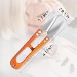 9 Pcs 4.1 Inch Sewing Scissors Thread Snips, High-Carbon Steel Yarn Snips, Thread Snippers, Sewing Snips Thread Cutter Scissors for Stitch, Knitting, Mini DIY Supplies, Crafts