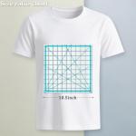 Quilting Rulers, Sewing Rulers, 4 Piece Quilting Square Templates, Acrylic Rulers with Non-Slip Rings for Sewing (3.5"X3.5", 5"X5", 6.5"X6.5", 10.5"X10.5") (Blue)