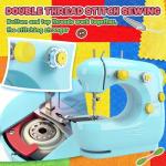Sewing Machine - 2 Speed Electric Mini Sewing Machine for Beginner, Small Sewing Machine with Extension Table, Foot Pedal&Sewing Kits [Full Set], Portable Sewing Machine Best Gift for Kids & Adults