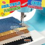 Sewing Machine - 2 Speed Electric Mini Sewing Machine for Beginner, Small Sewing Machine with Extension Table, Foot Pedal&Sewing Kits [Full Set], Portable Sewing Machine Best Gift for Kids & Adults