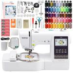 Brother SE700 Embroidery & Sewing Machine with 50 Sewing Spools, Color Matching Bobbins & Accessories