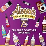 Aleene's Fabric Fusion Glue 4 oz, Permanent and Washable Adhesive, No-Sew Fabric Glue for Clothing, Denim, Polyester, Cotton, Flannel Materials, Dries Flexible