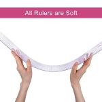 13PCS Styling Sewing French Curve Ruler Set, Dress Makers Rulers Clear Sewing Tailors Pattern Making Ruler for Fashion Design and Guides