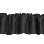 5 Yards 3.8 Inches Wide Satin Ruffle Trim Fabric Trims, Pleated Trimming Chiffon Fabric Ribbons for Sewing Making Crafts Dress Curtain Wedding Costume Pillowcase Supply (Black)