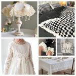 5 Yards 3.8 Inches Wide Satin Ruffle Trim Fabric Trims, Pleated Trimming Chiffon Fabric Ribbons for Sewing Making Crafts Dress Curtain Wedding Costume Pillowcase Supply (Black)