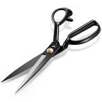 Fabric Scissors 9 Inch Sewing Dressmaking Scissors Professional Razor Sharp for Tailoring Leather Raw Materials - Japan High Carbon Steel Tailor Shears(Right-Handed)