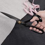 Fabric Scissors 9 Inch Sewing Dressmaking Scissors Professional Razor Sharp for Tailoring Leather Raw Materials - Japan High Carbon Steel Tailor Shears(Right-Handed)