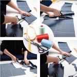 Fabric Scissors 9 Inch Sewing Dressmaking Scissors Professional Razor Sharp for Tailoring Leather Raw Materials - Japan High Carbon Steel Tailor Shears(Right-Handed)