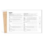 McCall's M8503H5 Misses' On or Off Dress Sewing Pattern Packet by Badgley Mischka, Design Code M8503, Sizes 6-8-10-12-14