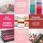 SINGER Fabrics, 100% Cotton, 2 Yard Precut