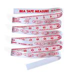 WIN TAPE Pink and White Cloth Bra Tape Measure, Easy to Measuring Cheast Circumference and Body (Inches)