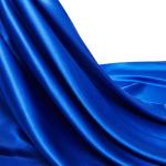 Royal Blue Satin Fabric 5 Yards 55" Wide, Shiny and Soft Charmeuse Satin Fabric for Sewing Wedding Bridal Dress Crafts