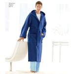 Simplicity Easy-to-Sew 3575 Bathrobe Sewing Pattern for Adults and Children, XS-L and XS-XL
