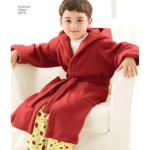 Simplicity Easy-to-Sew 3575 Bathrobe Sewing Pattern for Adults and Children, XS-L and XS-XL